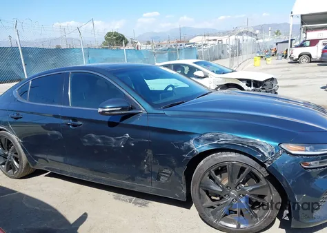 2022 Genesis G70 3.3T Rwd from USA, damaged, VIN KMTG54TE2NU082023